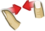Gesture Zoom Out